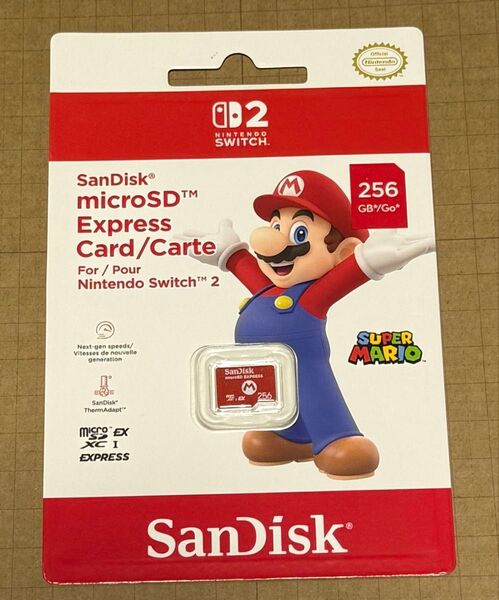 未使用未開封 SanDisk microSD Express Card for Nintendo Switch2