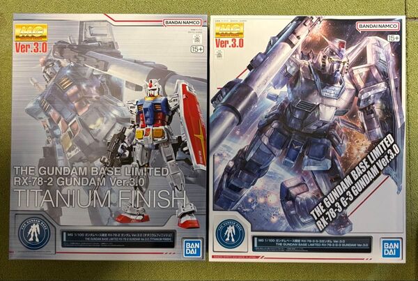MG ガンダムベース限定 RX-78-2 ガンダム Ver.3.0 【チタニウムフィニッシュ】MG G-3ガンダム Ver.3.0