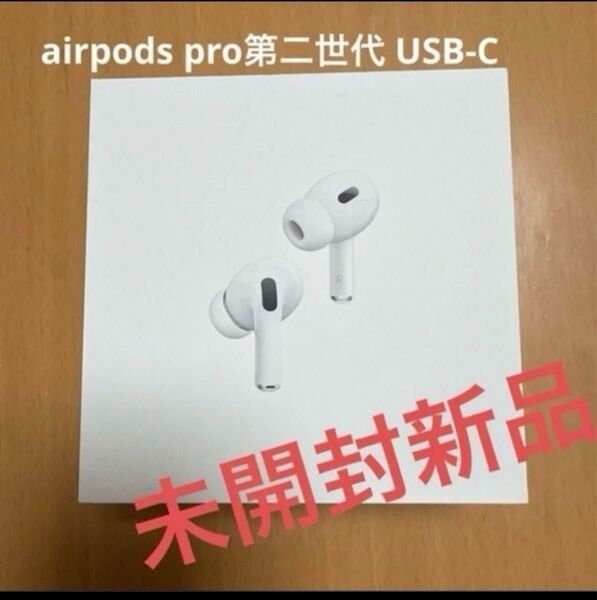 新品 Apple AirPods Pro (第2世代) 本体 AirPods MTJV3J USB-C
