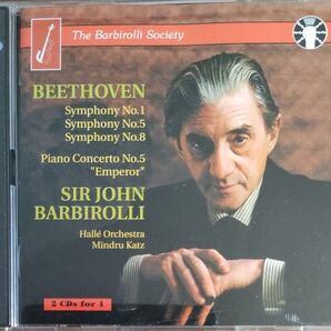 ベートーヴェン 交響曲1番,5番,8番 ピアノ協奏曲5番 2CD