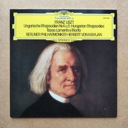 リスト/ハンガリー狂詩曲第4番、第5番交響詩「タッソ 悲劇と勝利」ヘルベルト・フォン・カラヤンベルリン・フィルハーモニー管弦楽団