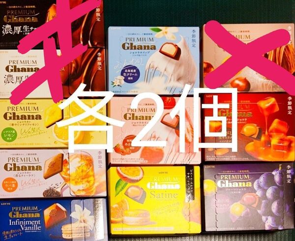 ロッテ プレミアムガーナ アソートセット(各2個)