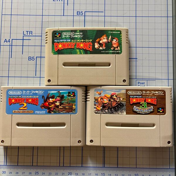 スーパーファミコンソフト3本セット SFC ドンキーコング