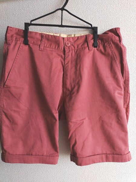 zip five Mサイズ メンズ チノショーツ ハーフパンツ ショートパンツ ピンク系