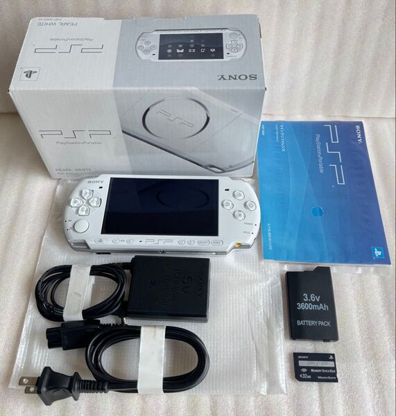 美品 PSP-3000PW Playstation Portable SONY