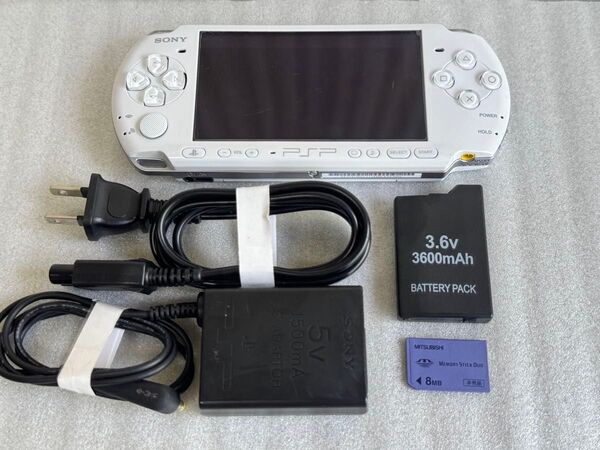 美品 PSP-3000PW パールホワイト SONY