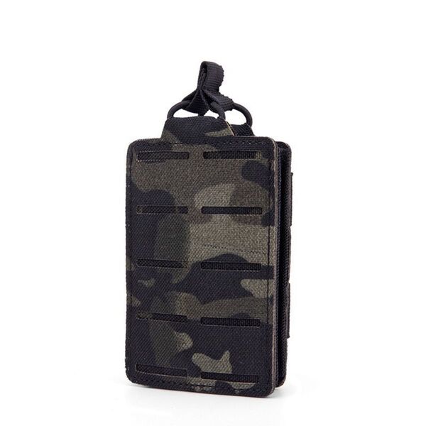 (黒迷彩)サバイバルゲーム装備 マガジンポーチM4 AK MOLLE モール対応