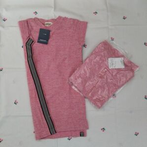 新品 ラッドチャップ ブランシェス ミックスパイル ワンピース 半袖ワンピース