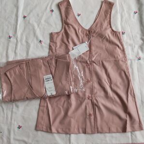 新品 リセマイン 3way ジレ ワンピース ベスト ロング ジャンスカ お揃い