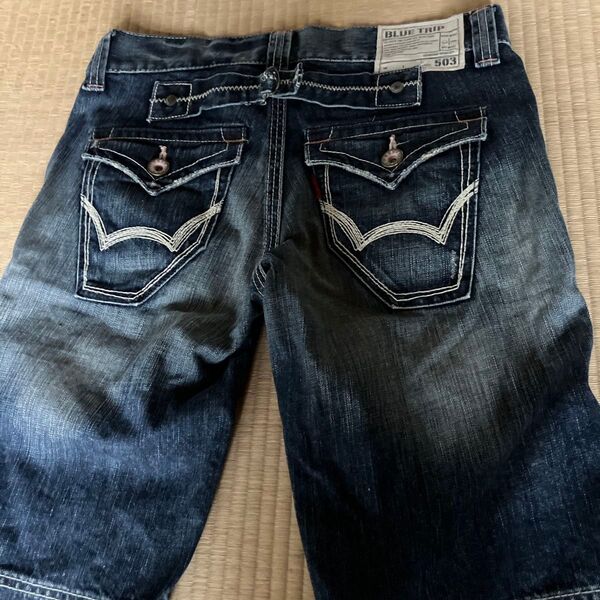 BLUE TRIP 503 デニムハーフパンツ