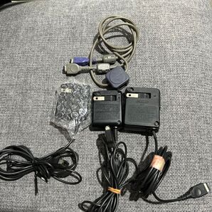 ゲームボーイアドバンスspの充電器と通信ケーブル