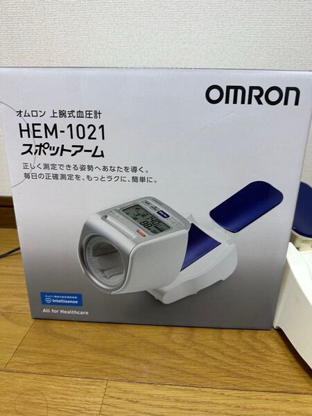 オムロン 上腕式血圧計 HEM-1021 スポットアーム 中古品