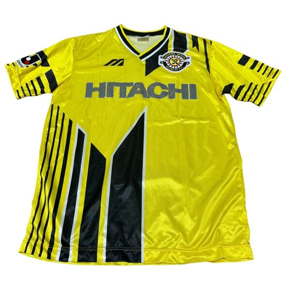 希少 90s ミズノ Jリーグ 柏レイソル ユニフォーム 初期 ヴィンテージHITACHI 日立 ホームユニフォーム MIZUNO