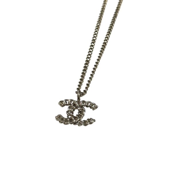 シャネル CHANEL チェーンモチーフ ココマーク ネックレス シルバー ロゴ ペンダント プレゼント アクセサリー
