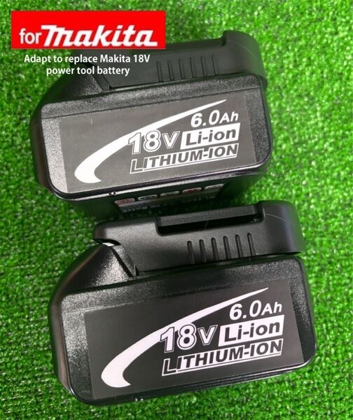 《2個セット》マキタ 18v6.0Ah互換バッテリー BL1860B×2個6.0Ah 保証あり 2025年5月入荷