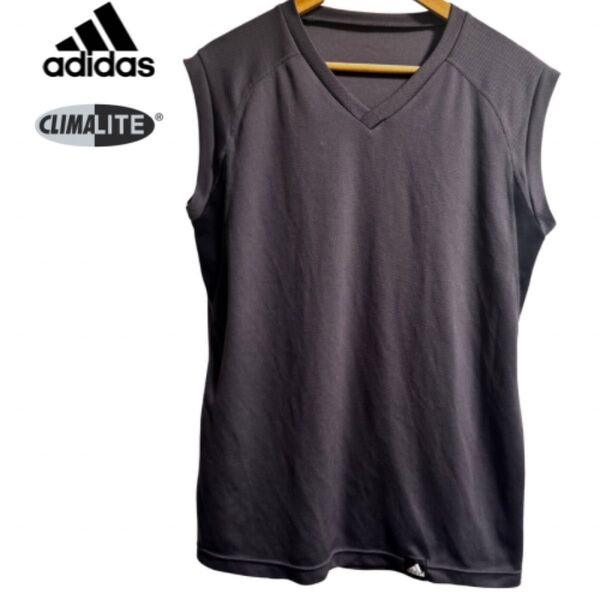 adidas ノースリーブ DRY Climalite クライマライト アディダス タンクトップ スポーツウェア