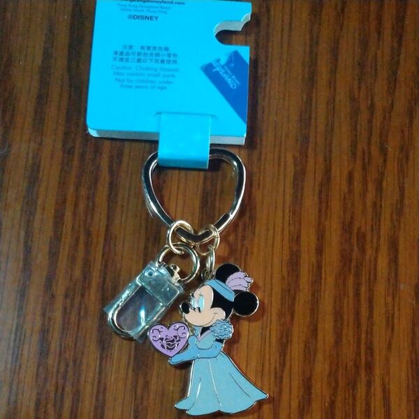 香港ディズニーランド ミニーマウス キーホルダー