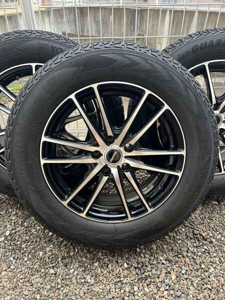 YOKOHAMA ice GUARD G075 225/65R17ホイール付 4本セット PCD100 ホイールセット