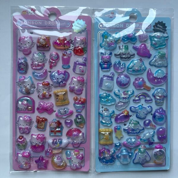 ボンボンドロップシール 立体シール ぷっくりシール
