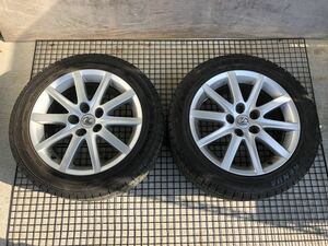 レクサス 純正 215/55R17 7.5J+45 5穴 PCD114.3 17インチ スタッドレスタイヤホイール 2本セット 41