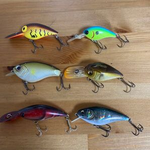 クランクベイト6個セット バス釣り まとめ売り