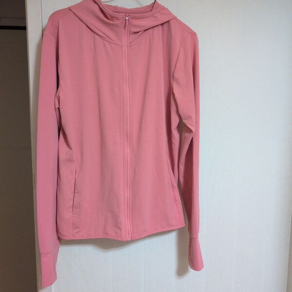 UNIQLO UVカットパーカー ピンクМサイズ