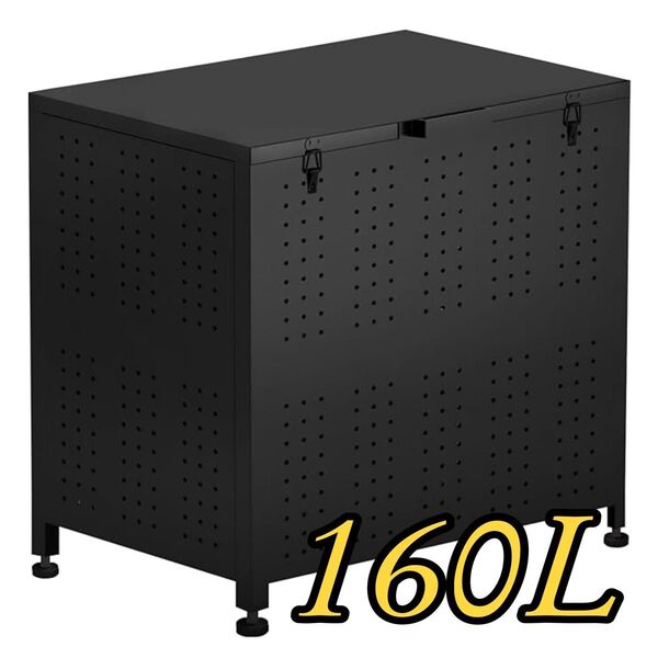 ゴミ箱 屋外 庭用 160L 大容量 ゴミステーション 工具不要 組立簡単 ゴミステション 大きい 収納ボックス