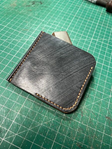 No.29 マネークリップ 牛本革 ヌメ革 ハンドメイド