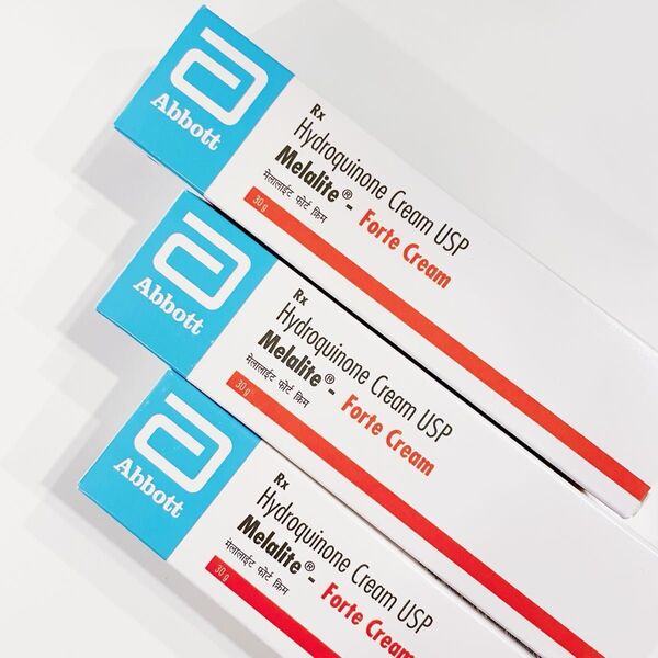新品 アボット メラライトフォルテクリーム ハイドロキノン4% 3本セット 30g