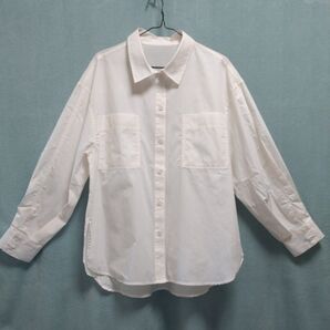 ★【最終値下げ】★美品☆コットン100%長袖 ホワイトシャツ