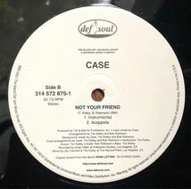 2001 Case / Not Your Friend ケース ノット ユア フレンド Original US 12 Def Soul Def Jam Island デフソウル デフジャム 絶版_画像2