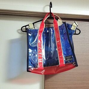 新品タグ付き ハッシュアッシュ ワールド スウィムバッグ スイミングバッグ ビニールバッグ 水泳