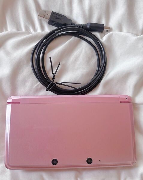 ニンテンドー 3DS 本体 ミスティピンク 充電器 SDカード付き