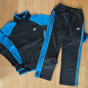 NIKE ジャージ 上下セット ブラック×ブルー