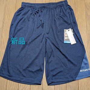 新品 メンズ kaepa ケイパ 半ズボン ハーフパンツ LL ネイビー 吸水速乾 スポーツ