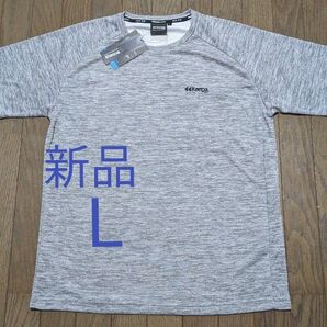 新品 メンズ ケイパ kaepa 半袖Tシャツ Tシャツ 半袖 グレー L 吸汗速乾