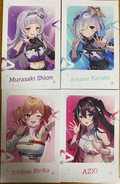 ホロライブ 6th fes ランダムチェキ 一条莉々華 天音かなた AZKi 紫咲シオン