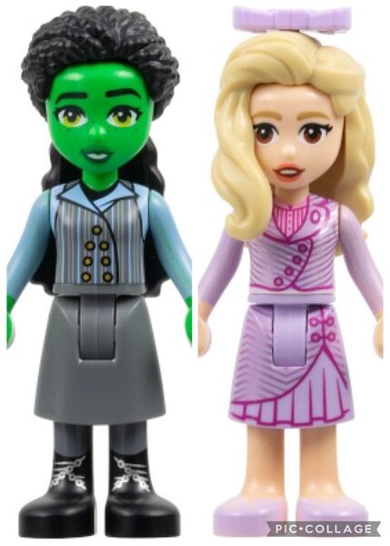 新品 レゴ LEGO 正規品 ウィキッド グリンダ&エルファバ ふたりの魔女 ミニフィグセット 2点セット