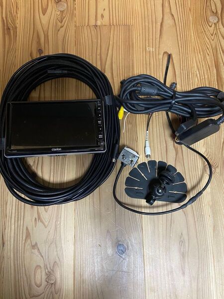 動作確認済 クラリオン バックモニター CJ-7600 カメラ CC-6100A