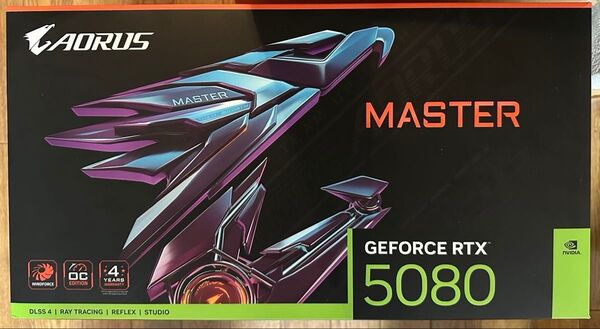 AORUS GeForce RTX 5080 MASTER 16G GV-N5080AORUS M-16GD