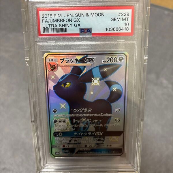 ブラッキーgx ssr PSA10 鑑定品 229/150