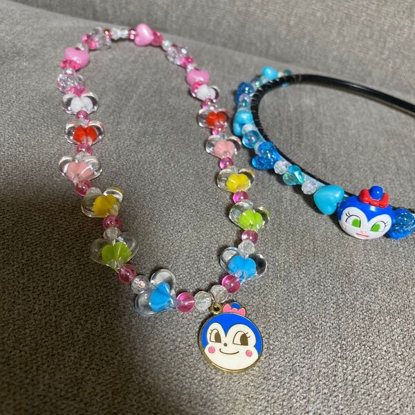 コキンちゃん ネックレス カチューシャ アンパンマンミュージアム アクセサリー アンパンマン