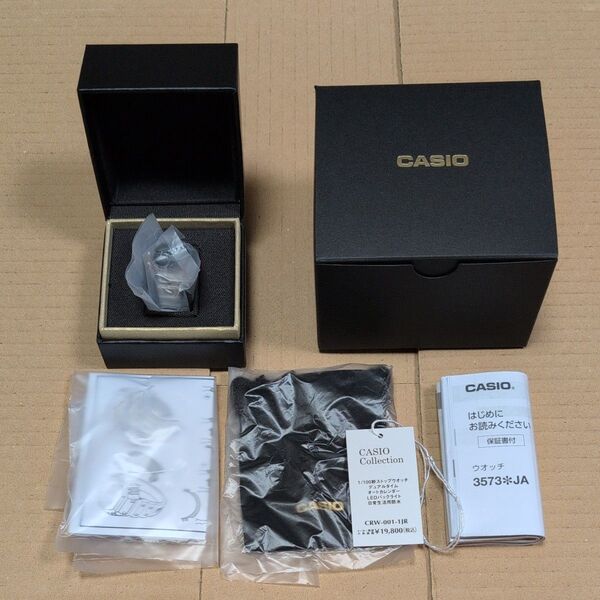 【新品未使用・国内正規品・プライスタグ付き】カシオウオッチ50周年記念 CASIO RING WATCH CRW-001-1JR