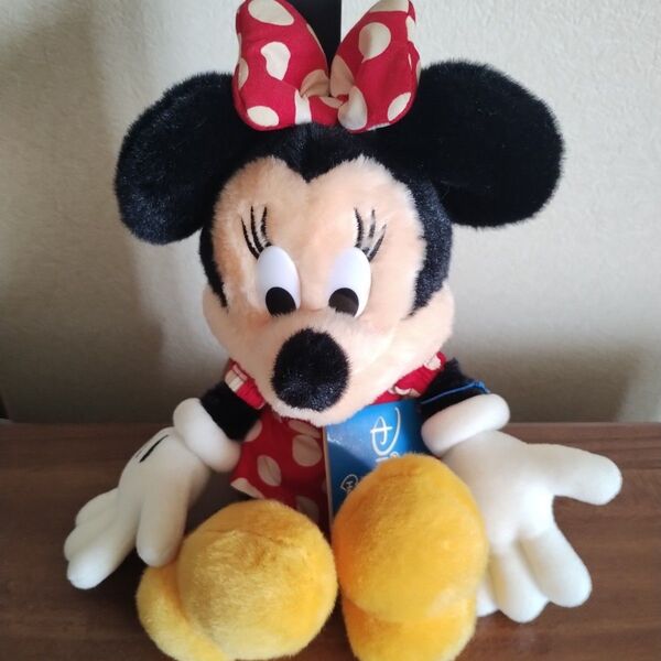 Disney ミニーマウス ぬいぐるみ タグ付き 高さ約25cm