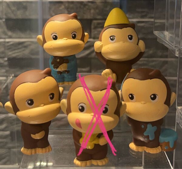 おさるのジョージ ソフビフィギュア