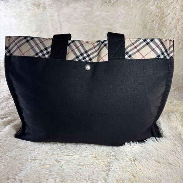 Burberry blue label ノヴァチェック トートバッグ 三陽商会 トートバッグ キャンバス バッグ ハンドバッグ