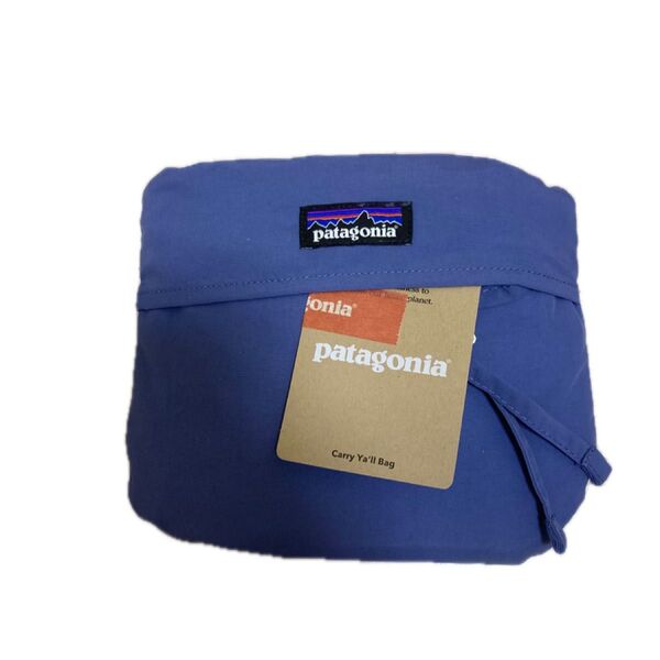 【新品未使用タグ付】Patagonia Carry Ya'll Bag 紫ブルー系 パタゴニア エコバッグ 直営店限定品