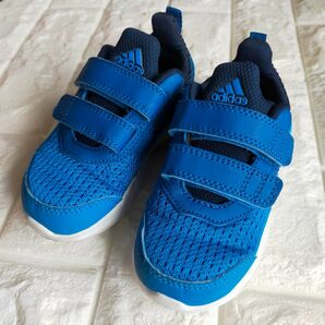 アディダス adidas スニーカー ブルー 青 14㎝