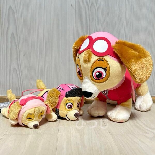 パウ パトロール スカイ 3点セット ダイノレスキューぬいぐるみ パウっと集合ぬいぐるみ マスコット チェイス マーシャル スカイ