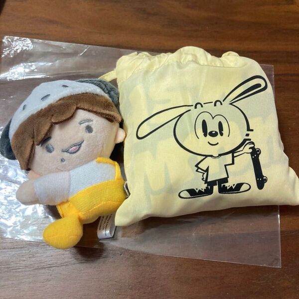 なにわ男子 長尾謙杜 ぬいぐるみクリップ GU エコバッグ マスコット